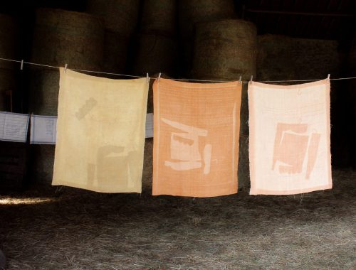 La boite qui sentait la vanille n.1,3,5 (from left to right), (2026)